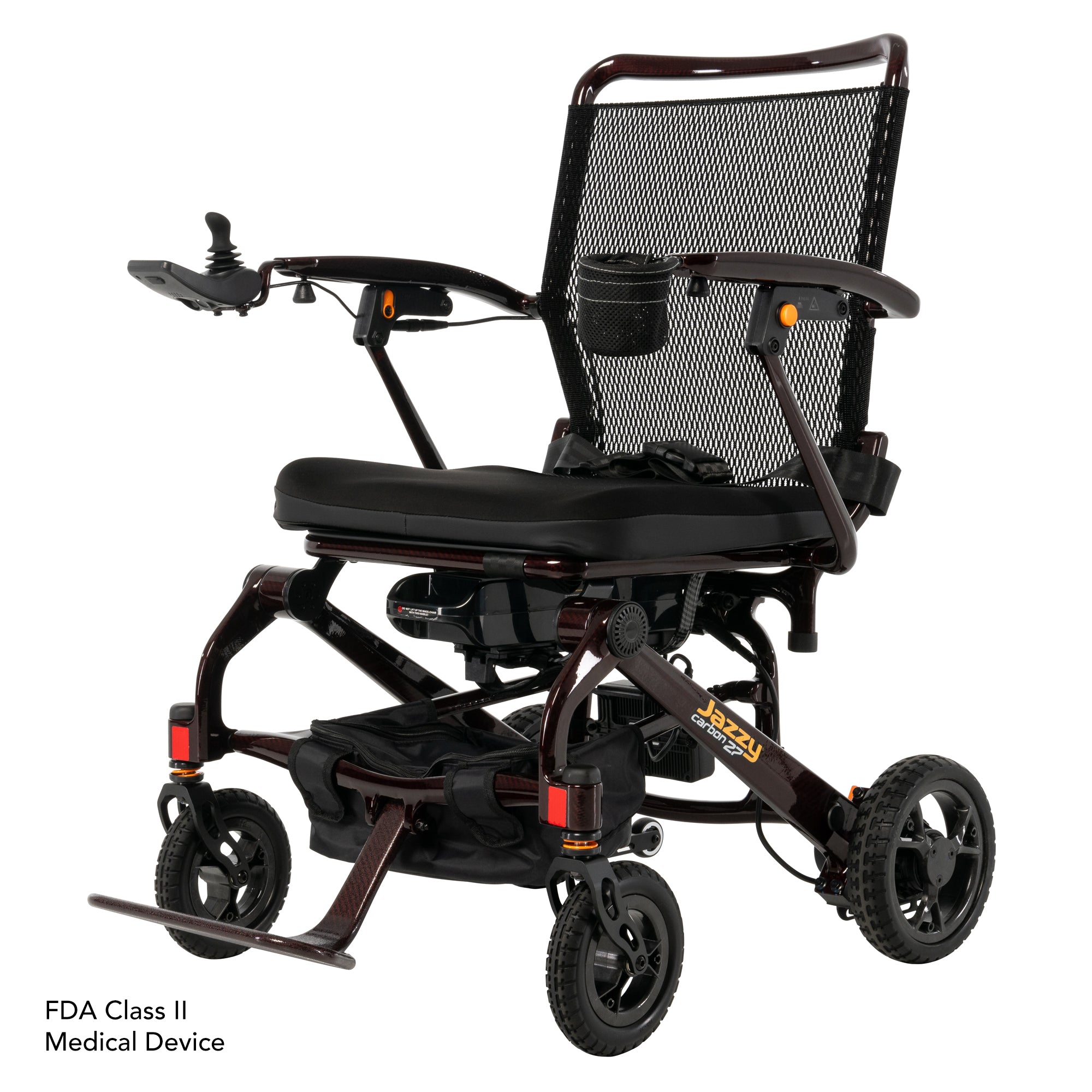 Jazzy® Carbon 27 Black Cherry Power Wheelchair