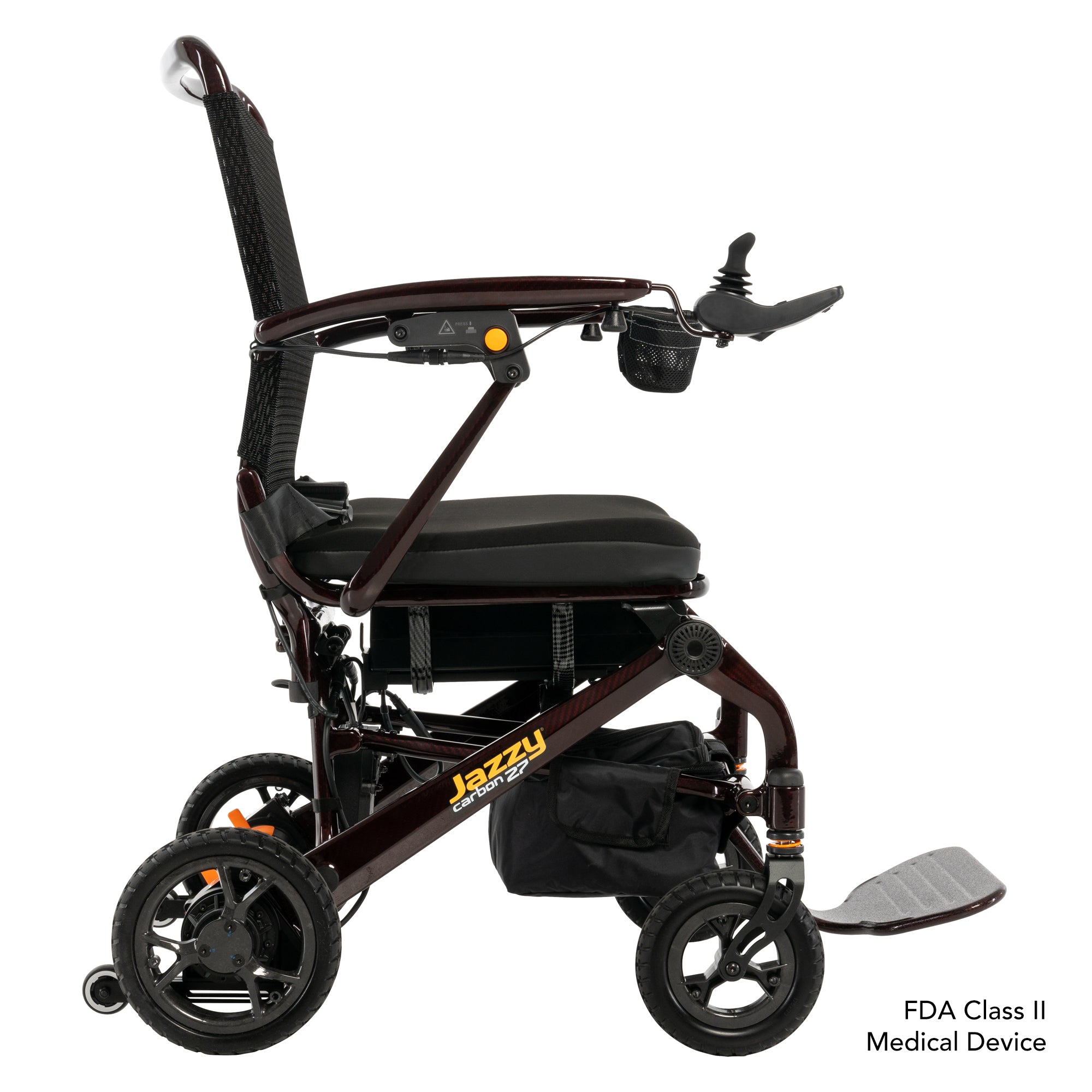Jazzy® Carbon 27 Black Cherry Power Wheelchair